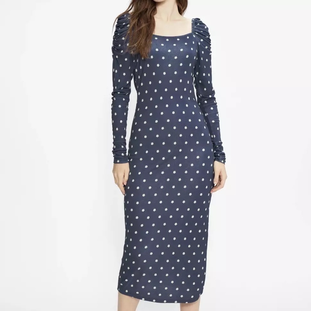 Ted Baker Meegwin Ditsy Spot Jersey Dress Size S